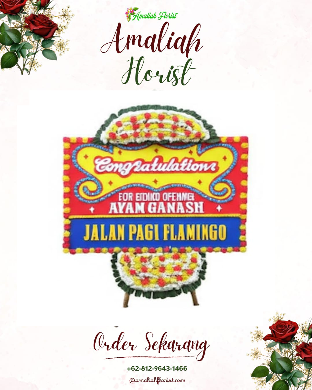 Sewa Papan Bunga Singkawang
